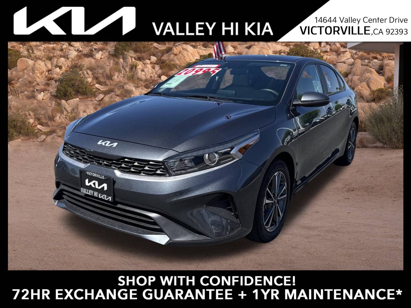 2023 Kia Forte LXS — Sedan — 26,282 mi — Victorville, CA
