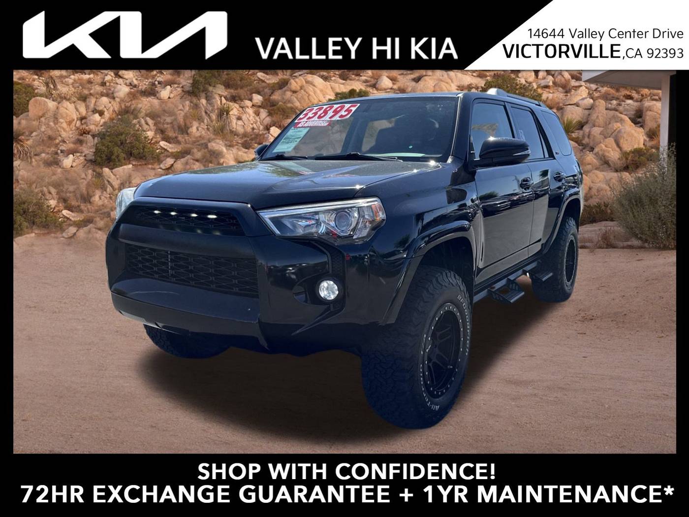 2017 Toyota 4Runner SR5 — SUV — 61,616 mi — Victorville, CA