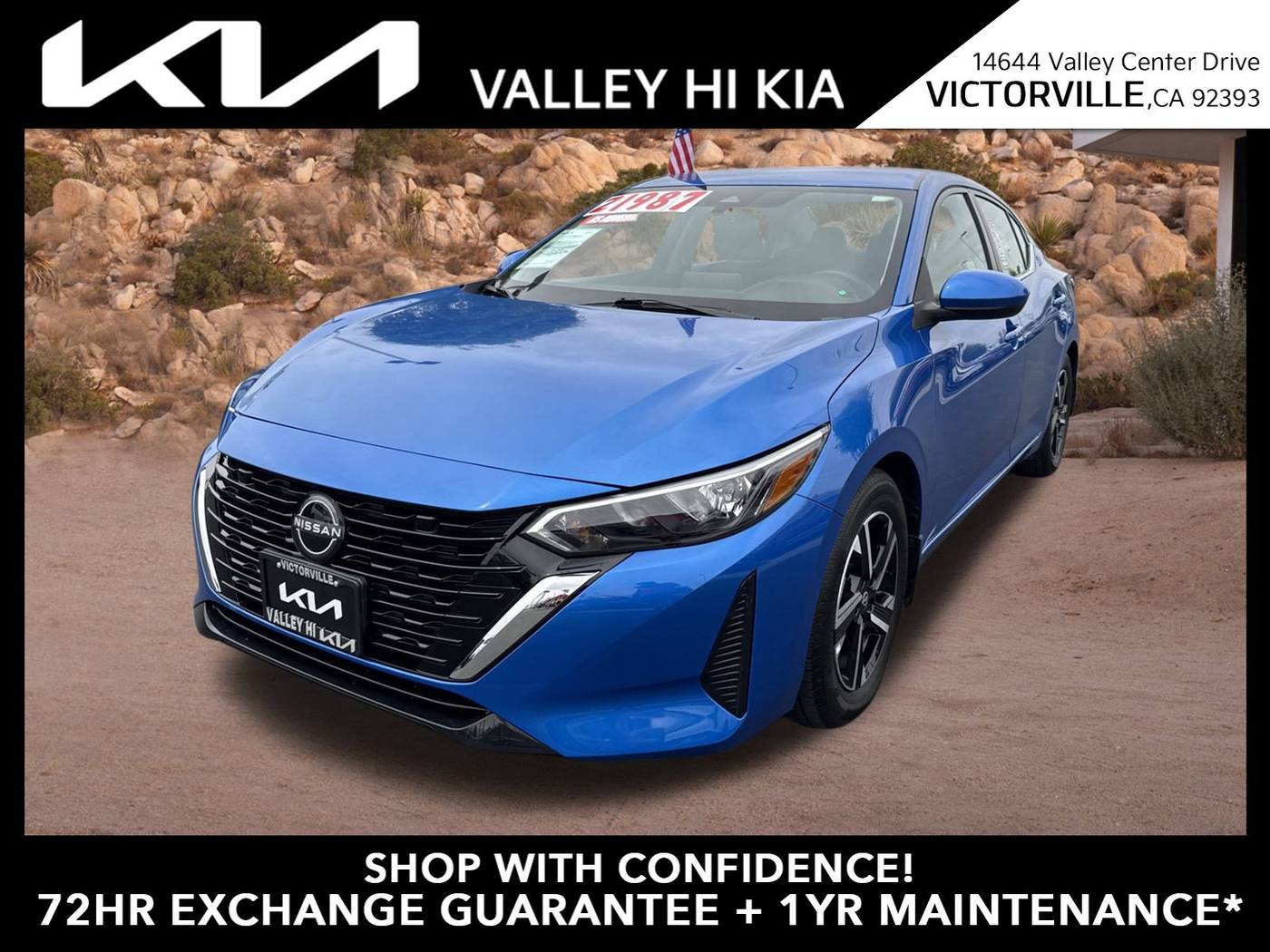 2024 Nissan Sentra SV — Sedan — 7,461 mi — Victorville, CA