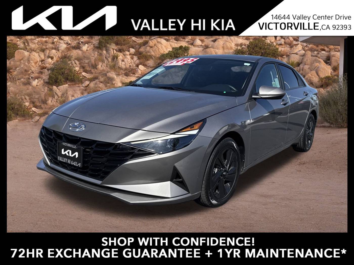 2023 Hyundai Elantra Hybrid Blue — Sedan — 29,251 mi — Victorville, CA
