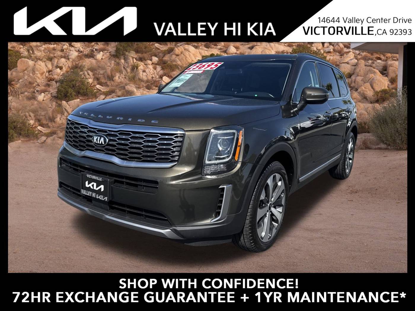 2021 Kia Telluride S — SUV — 97,884 mi — Victorville, CA