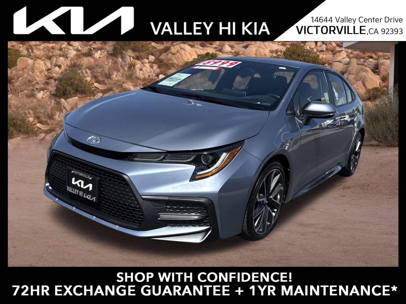 2020 Toyota Corolla SE — Sedan — 88,483 mi — Victorville, CA