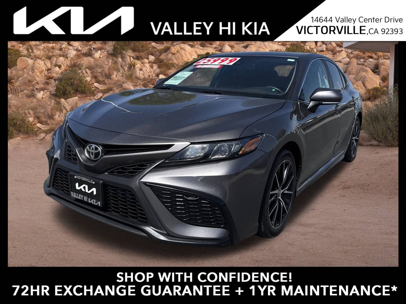 2021 Toyota Camry SE — Sedan — 47,459 mi — Victorville, CA