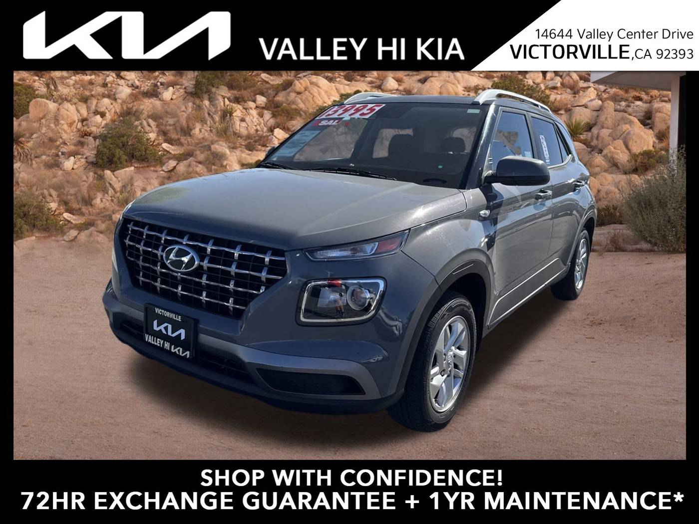 2020 Hyundai Venue SEL — SUV — 81,075 mi — Victorville, CA