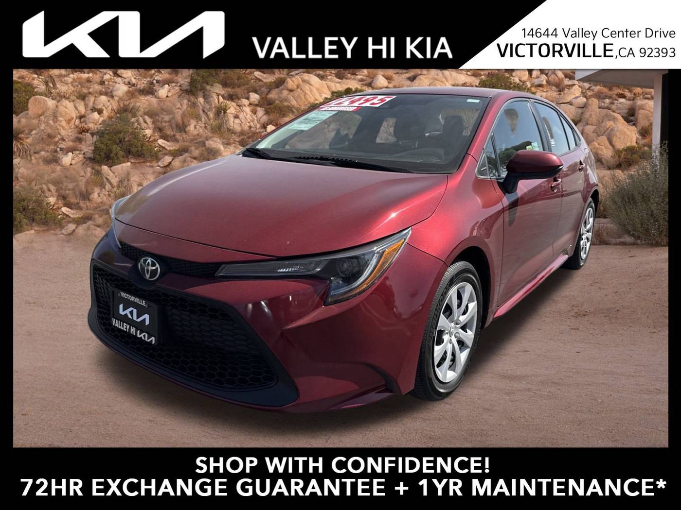 2022 Toyota Corolla LE — Sedan — 47,358 mi — Victorville, CA