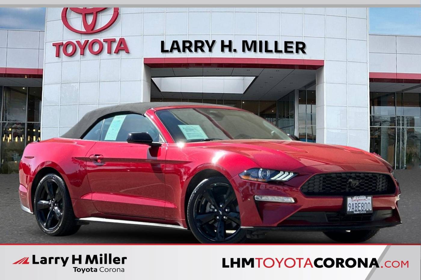 2021 Ford Mustang EcoBoost — Convertible — 18,247 mi — Corona, CA