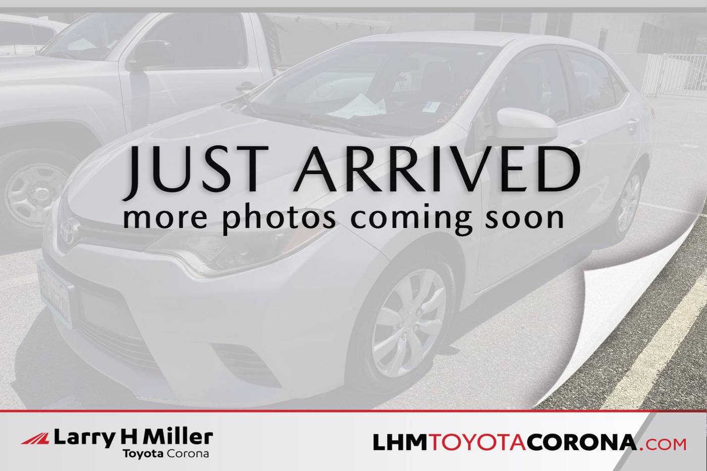 2016 Toyota Corolla LE — Sedan — 101,750 mi — Corona, CA