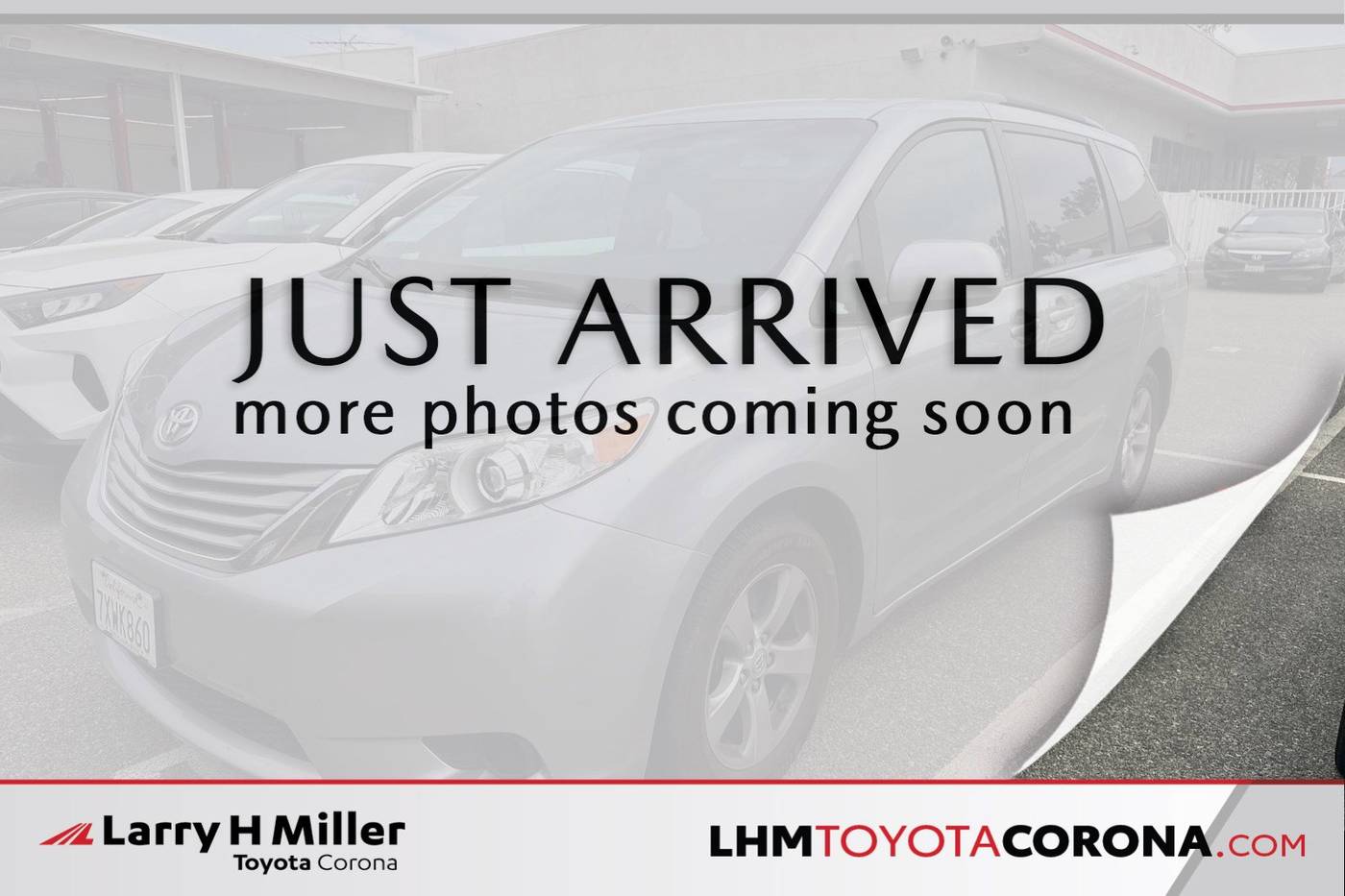 2017 Toyota Sienna LE — Minivan — 55,024 mi — Corona, CA