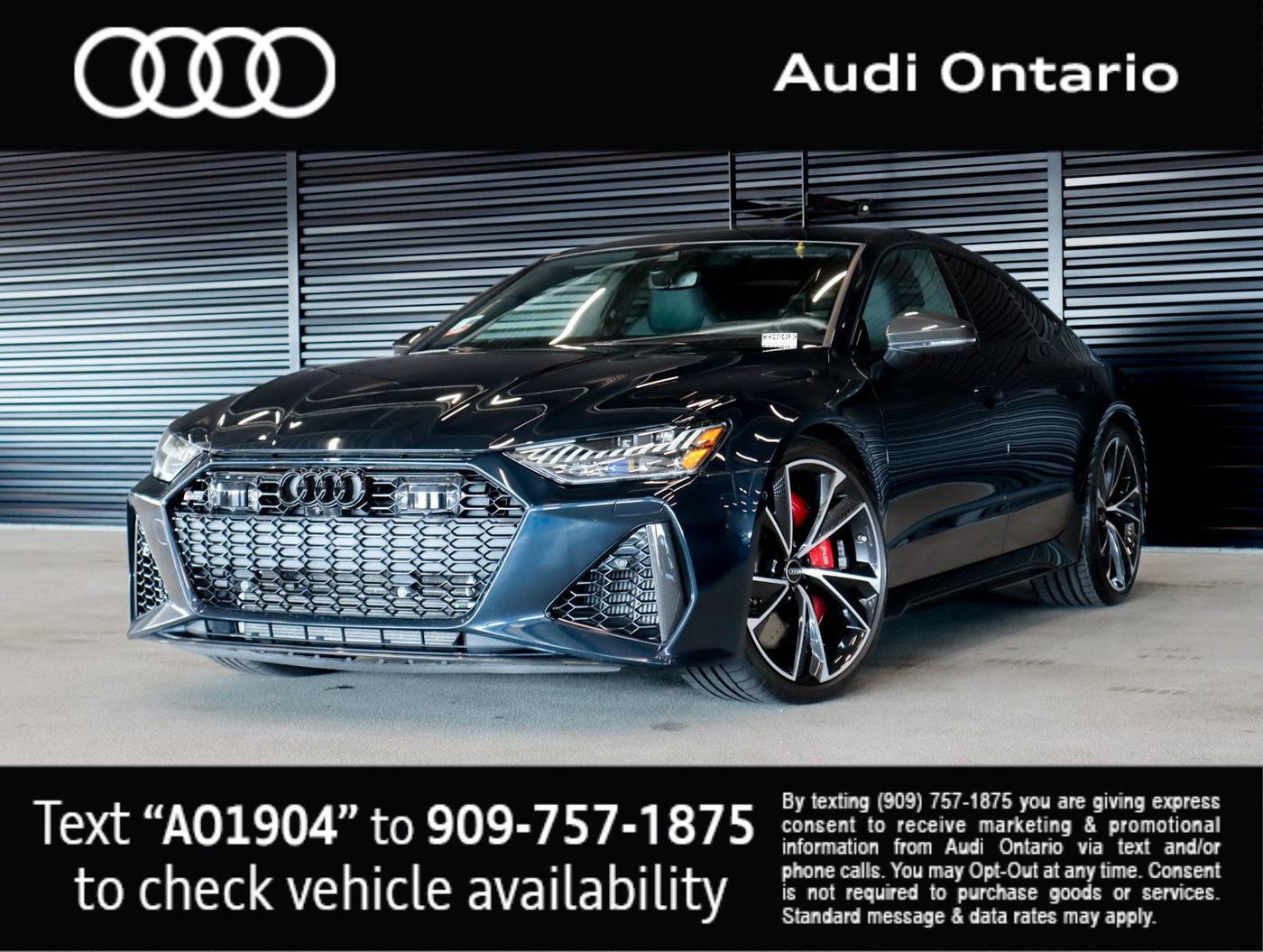 2022 Audi RS 7 Standard — Hatchback — 35,948 mi — Ontario, CA