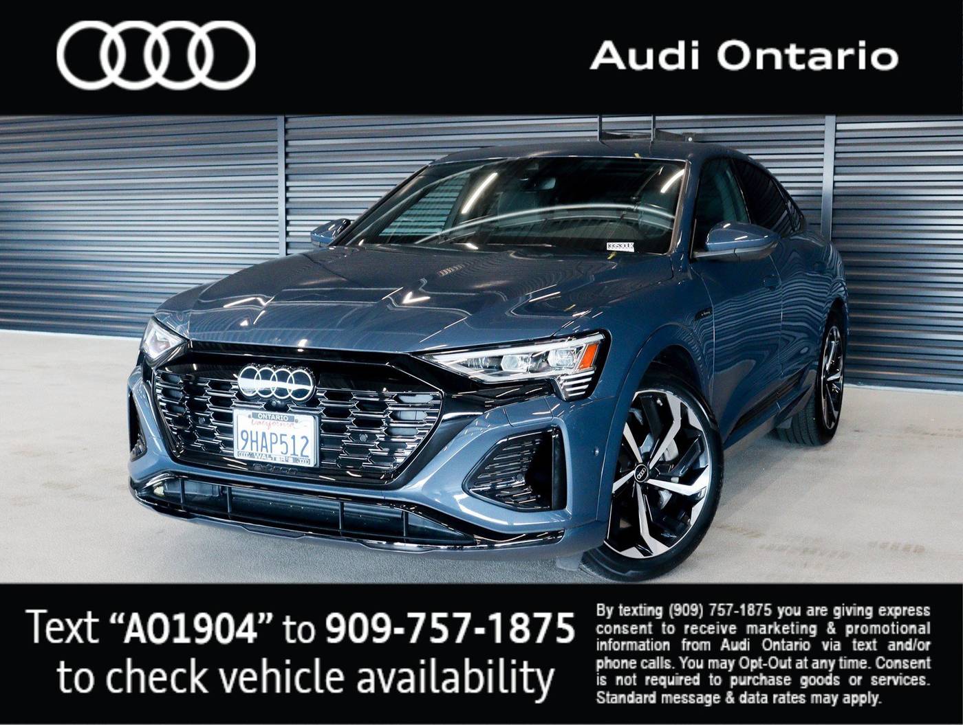 2024 Audi Q8 e-tron S line Premium Plus — SUV — 11,529 mi — Ontario, CA