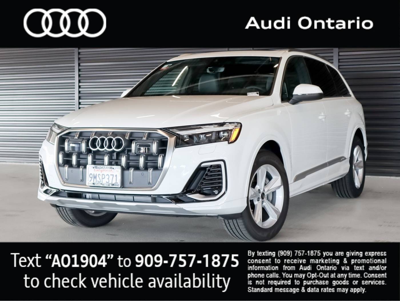 2025 Audi Q7 Premium — SUV — 4,018 mi — Ontario, CA