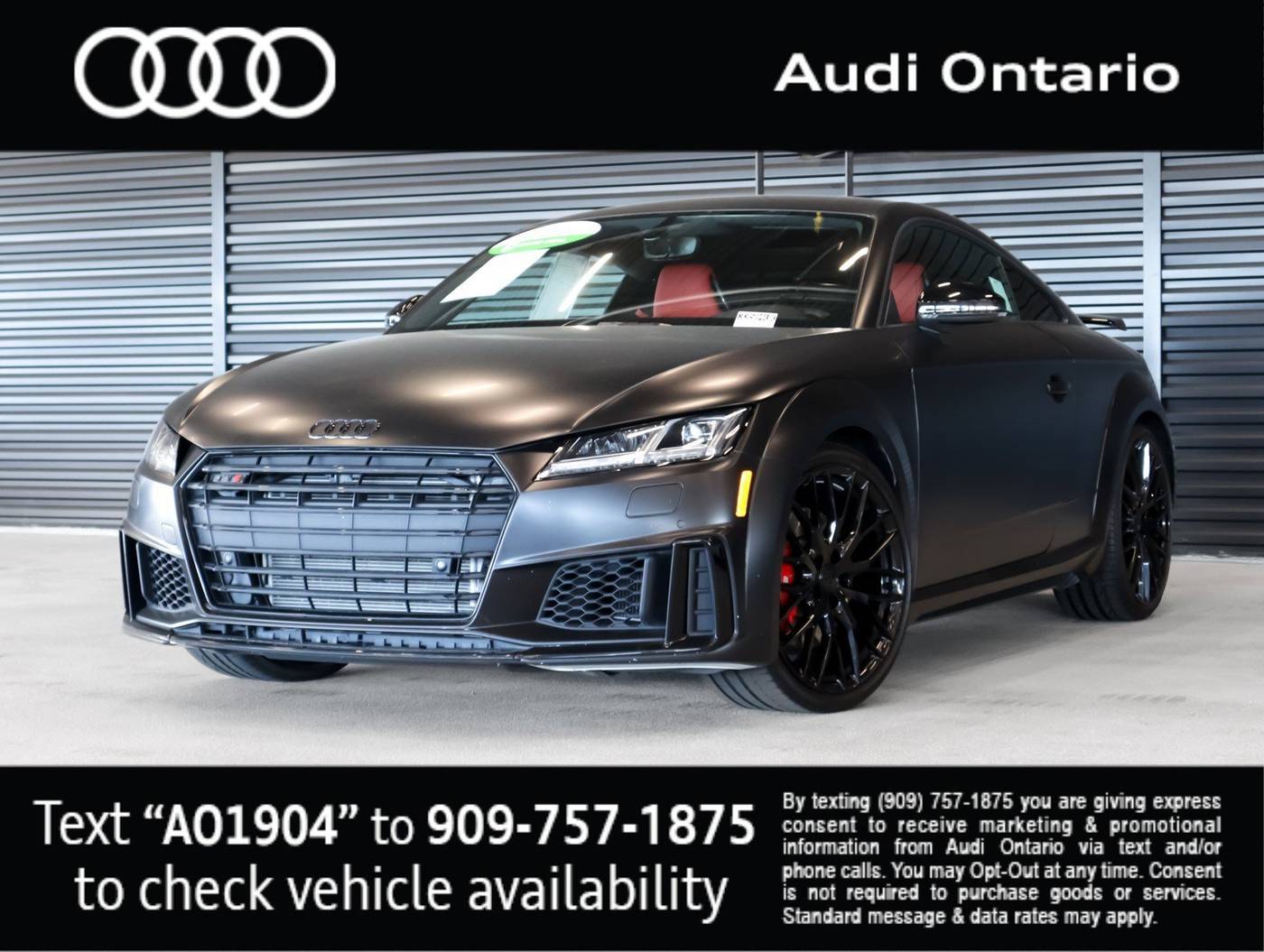 2023 Audi TTS 2.0T — Coupe — 13,240 mi — Ontario, CA