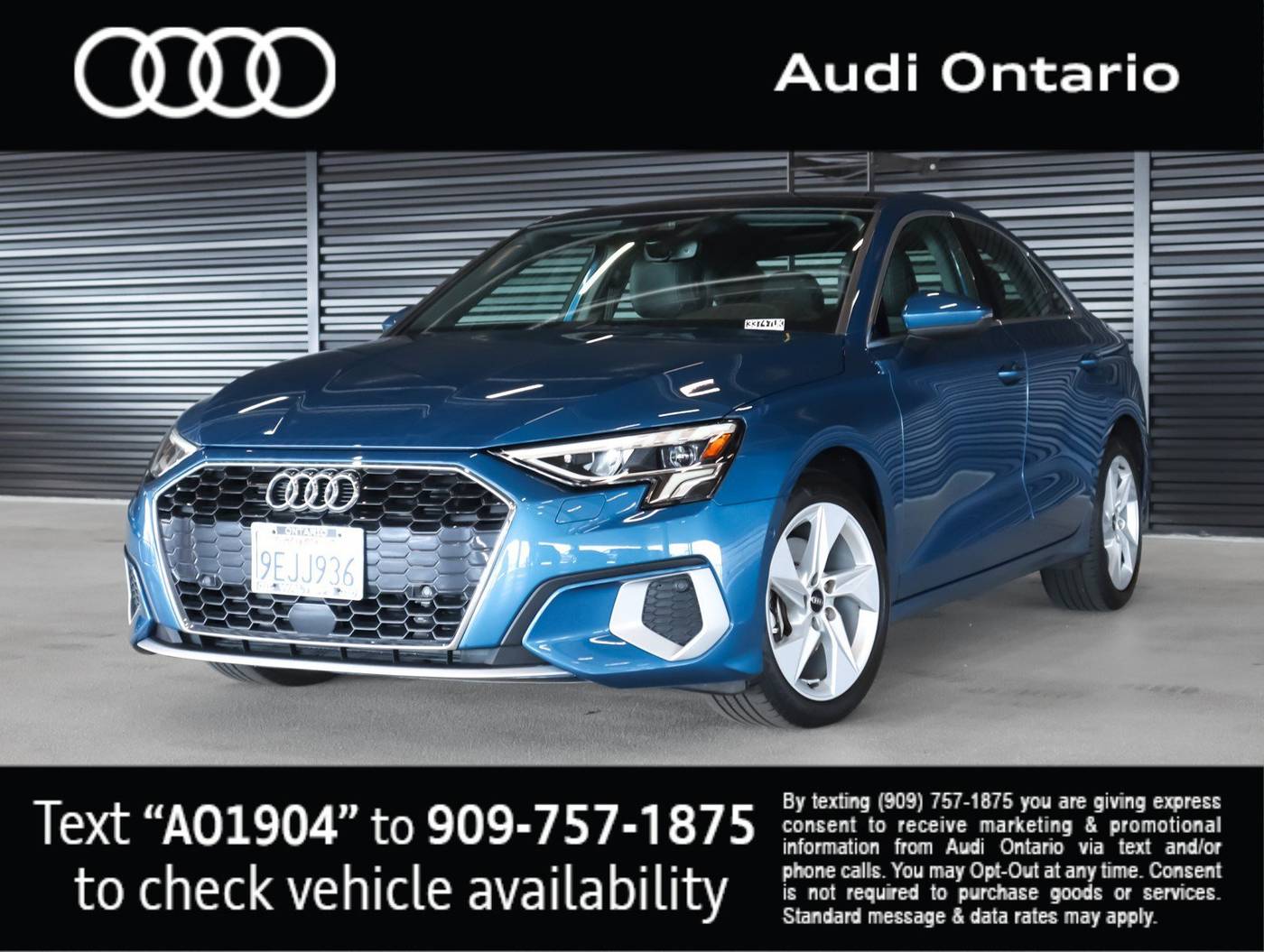 2023 Audi A3 Premium — Sedan — 14,694 mi — Ontario, CA