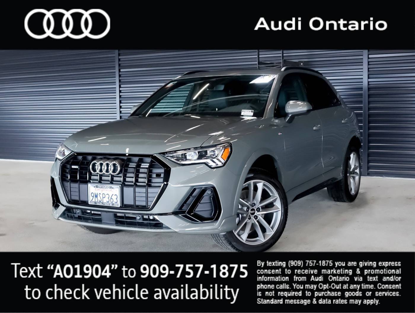 2025 Audi Q3 S line Premium — SUV — 4,357 mi — Ontario, CA