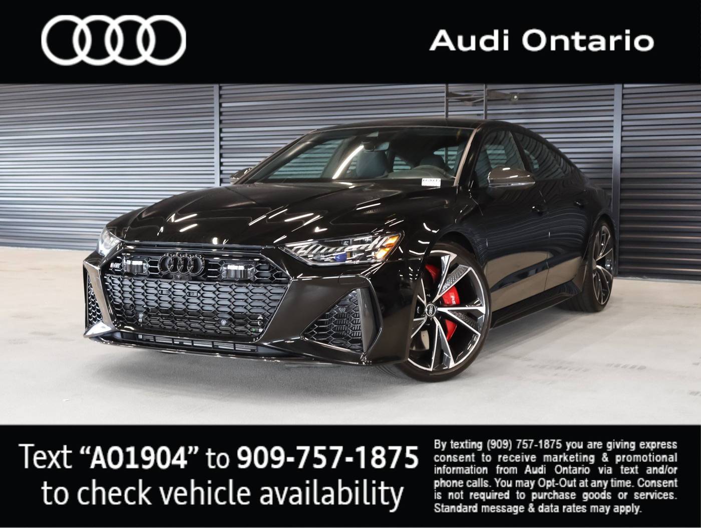 2022 Audi RS 7 Standard — Hatchback — 33,669 mi — Ontario, CA