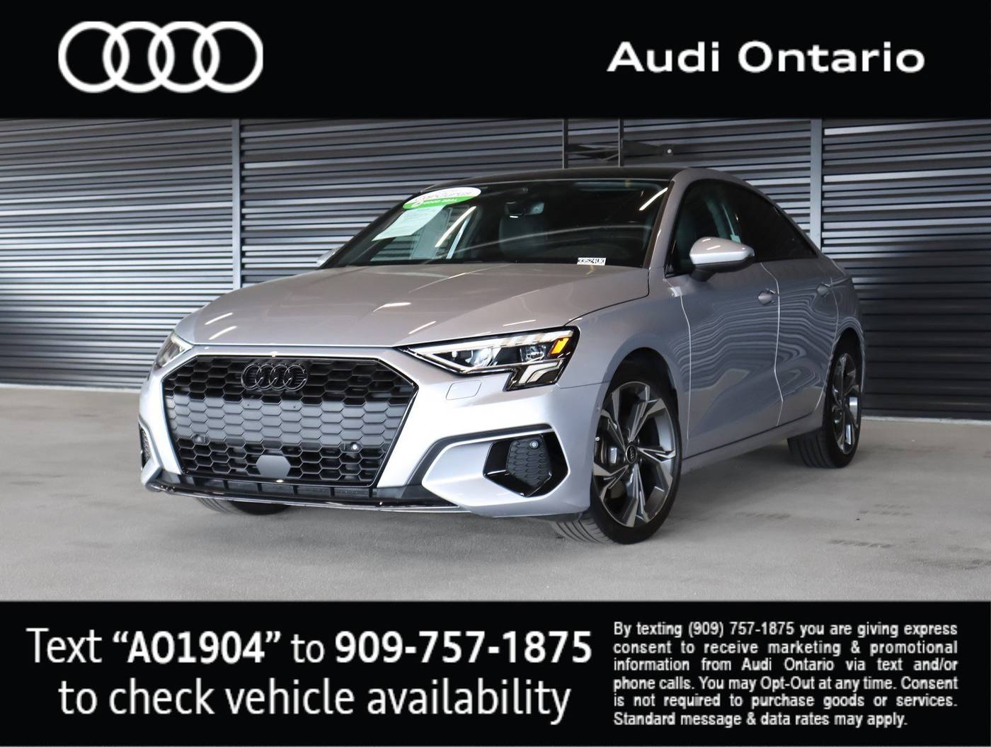 2023 Audi A3 Premium — Sedan — 24,408 mi — Ontario, CA