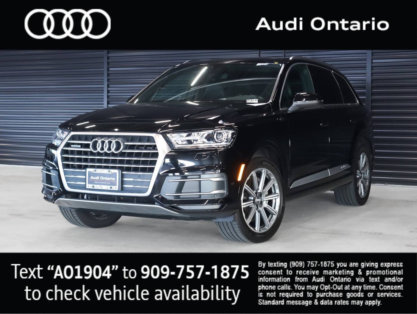 2019 Audi Q7 Premium — SUV — 74,165 mi — Ontario, CA