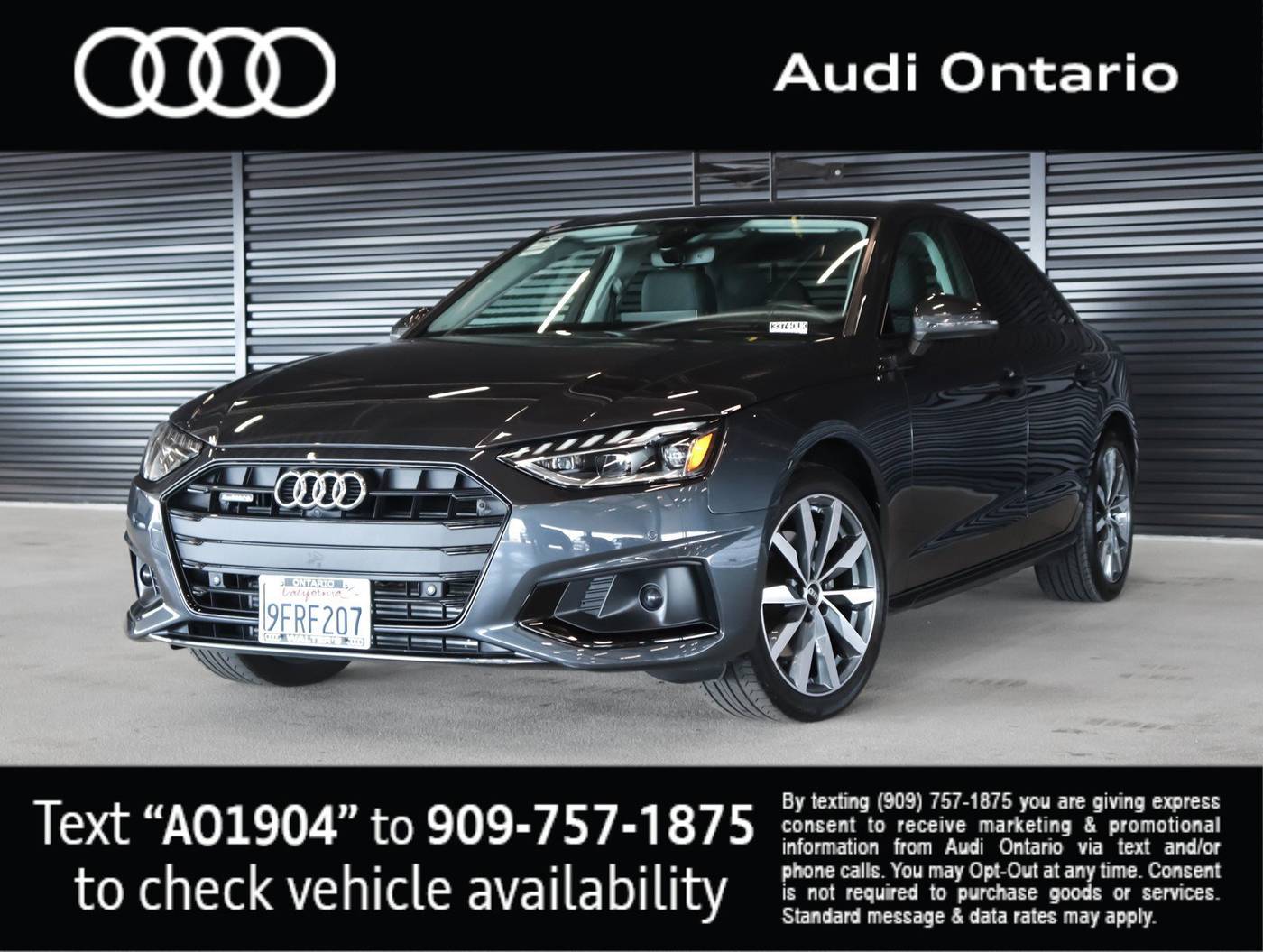2023 Audi A4 Premium Plus — Sedan — 18,821 mi — Ontario, CA