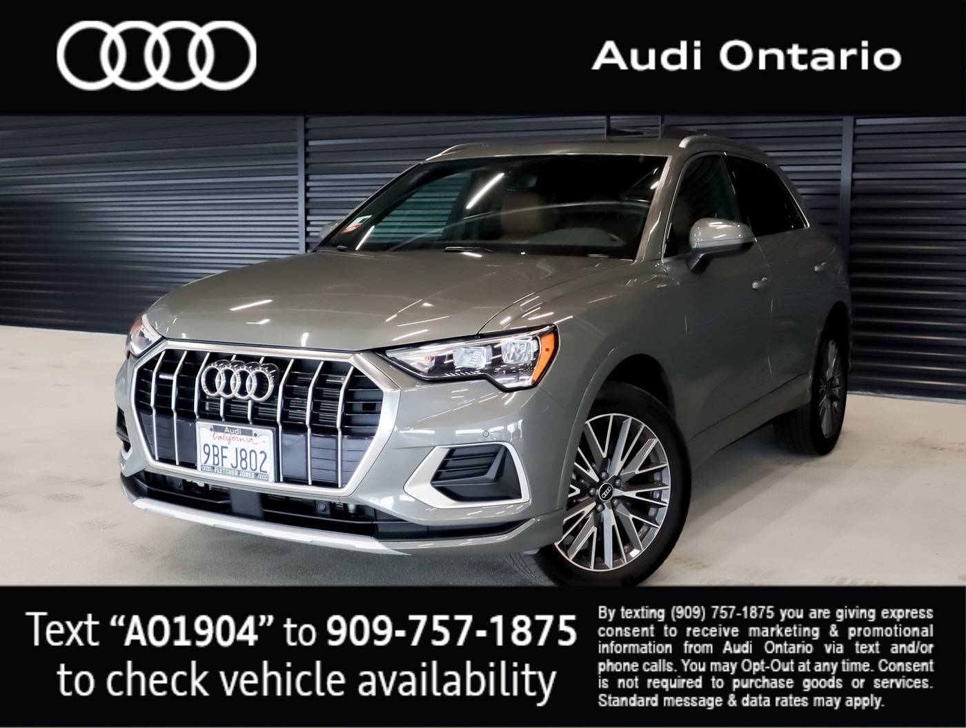 2022 Audi Q3 Premium — SUV — 42,582 mi — Ontario, CA