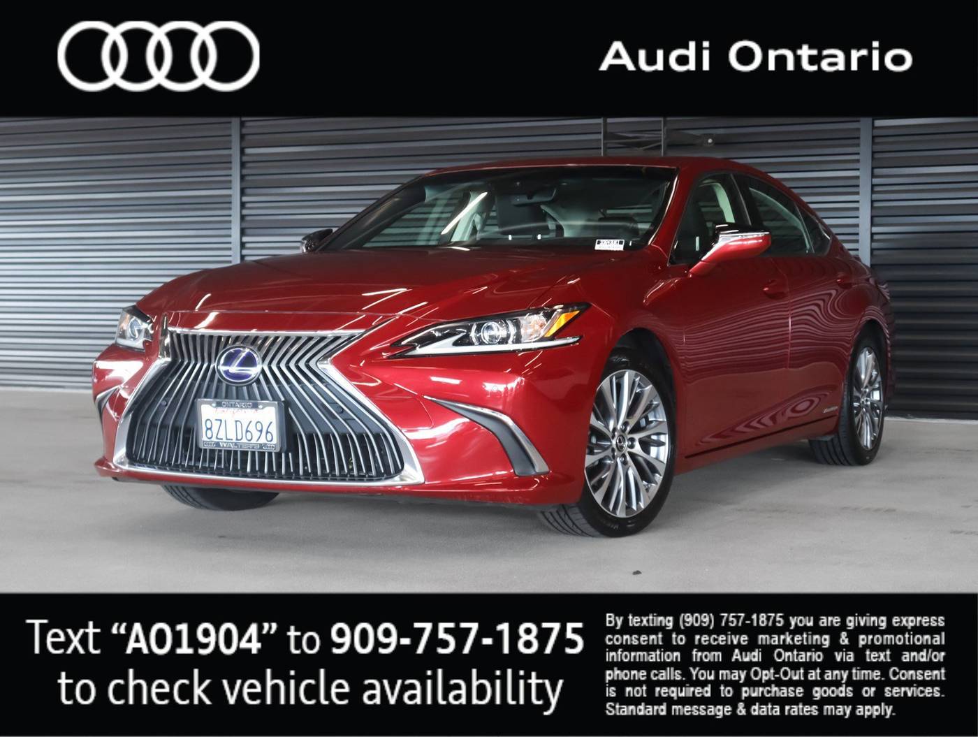 2019 Lexus ES ES 300h Ultra Luxury — Sedan — 58,528 mi — Ontario, CA