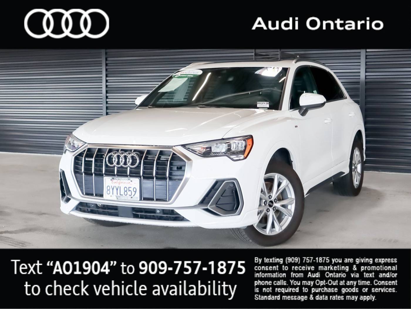 2022 Audi Q3 S line Premium — SUV — 34,759 mi — Ontario, CA