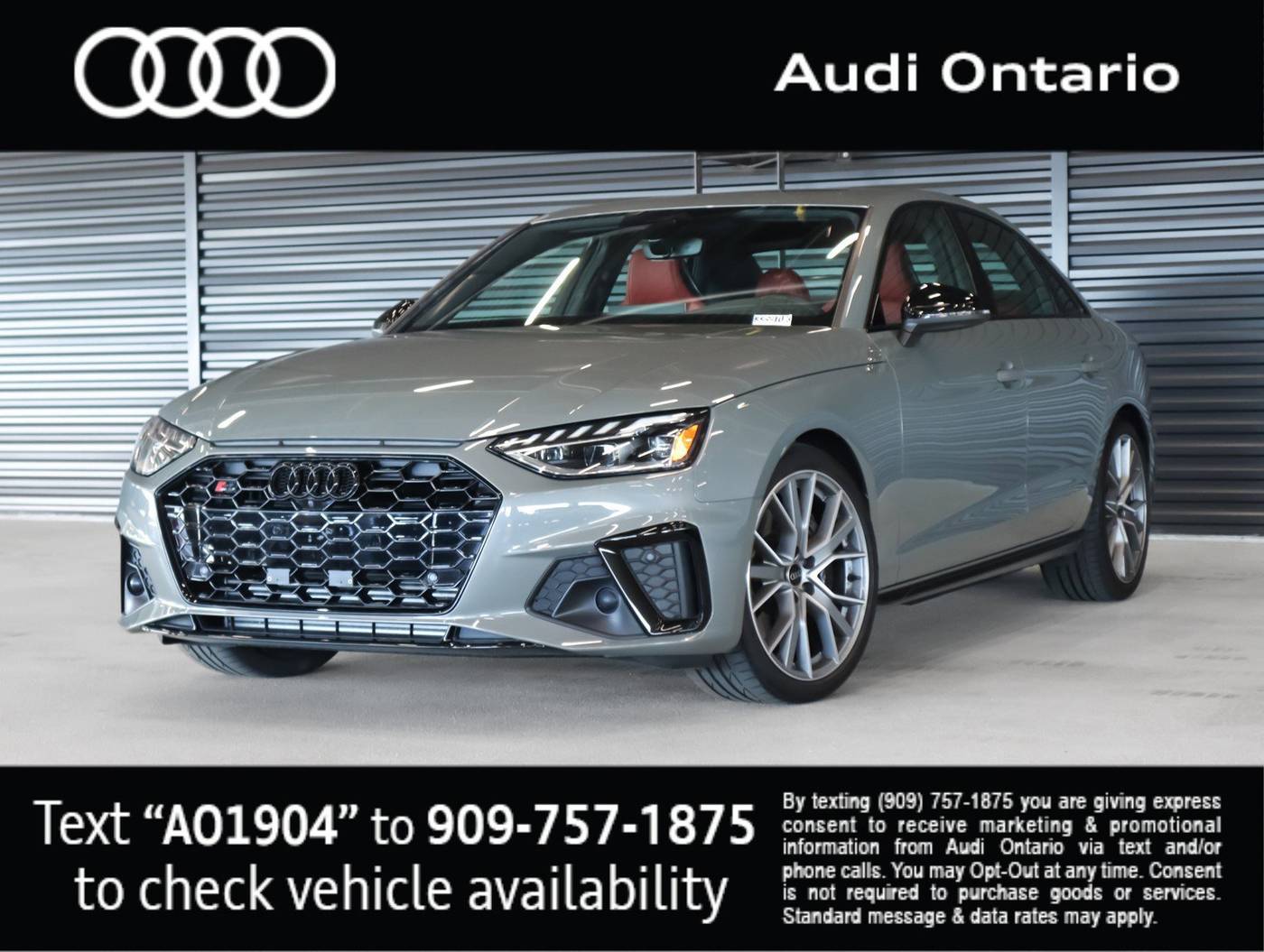 2023 Audi S4 Premium Plus — Sedan — 11,382 mi — Ontario, CA
