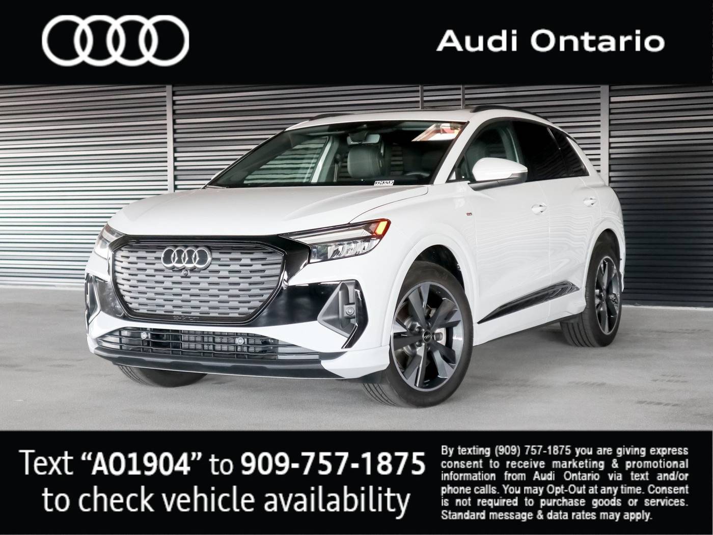 2024 Audi Q4 e-tron Premium — SUV — 4,830 mi — Ontario, CA