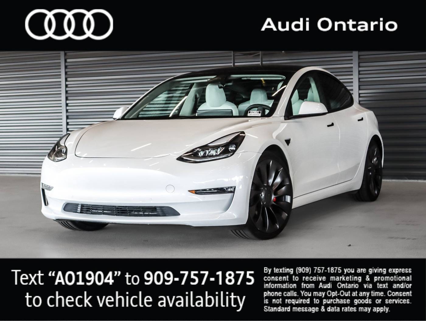2021 Tesla Model 3 Performance — Sedan — 61,328 mi — Ontario, CA