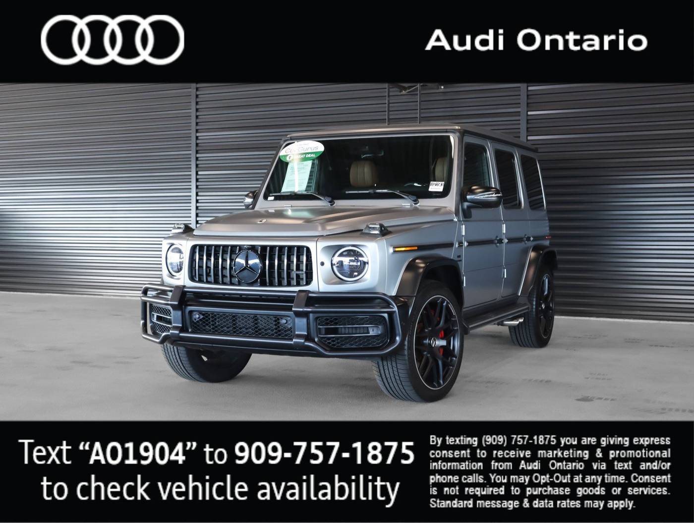 2021 Mercedes-Benz G-Class AMG G 63 — SUV — 26,283 mi — Ontario, CA