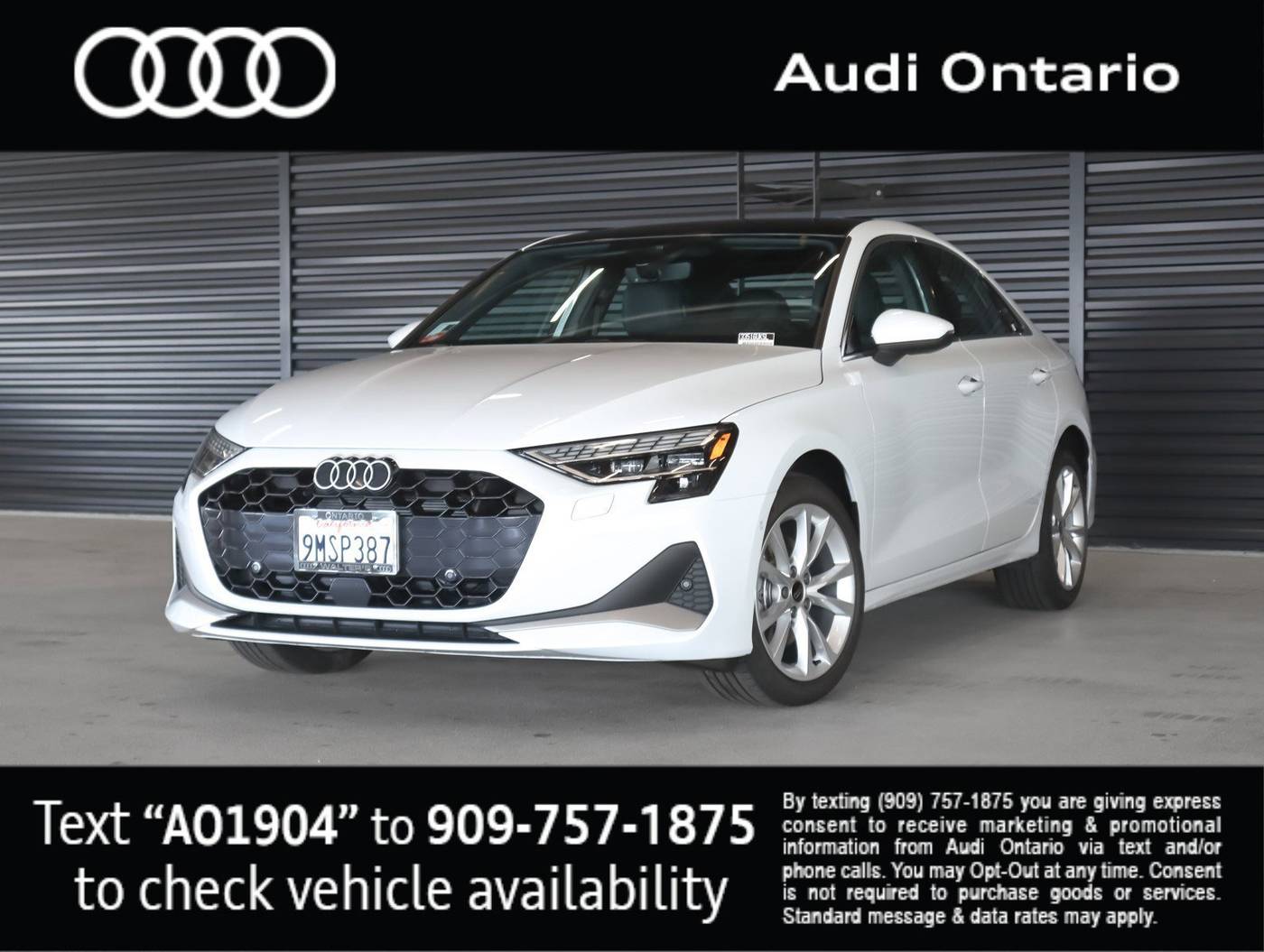 2025 Audi A3 Premium Plus — Sedan — 1,539 mi — Ontario, CA