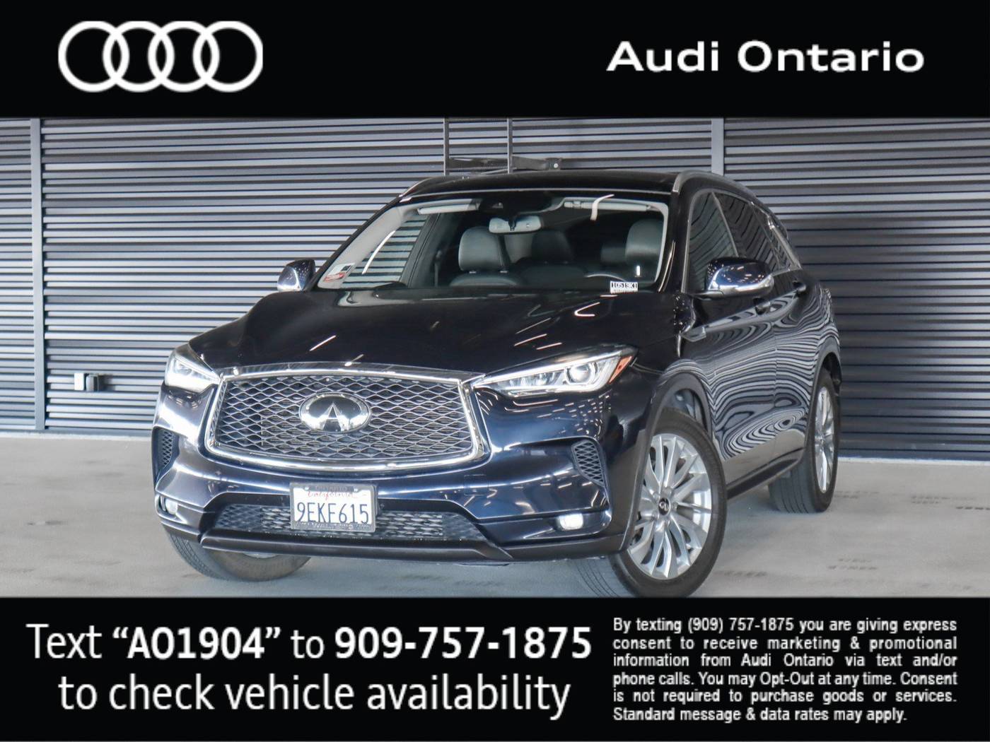 2020 INFINITI QX50 LUXE — SUV — 66,972 mi — Ontario, CA