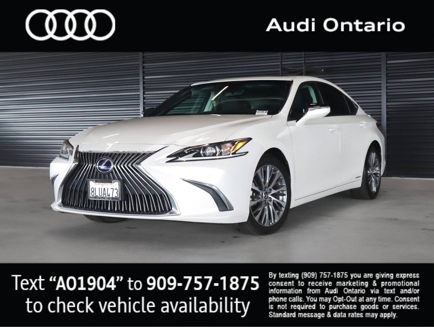 2019 Lexus ES ES 300h — Sedan — 42,823 mi — Ontario, CA