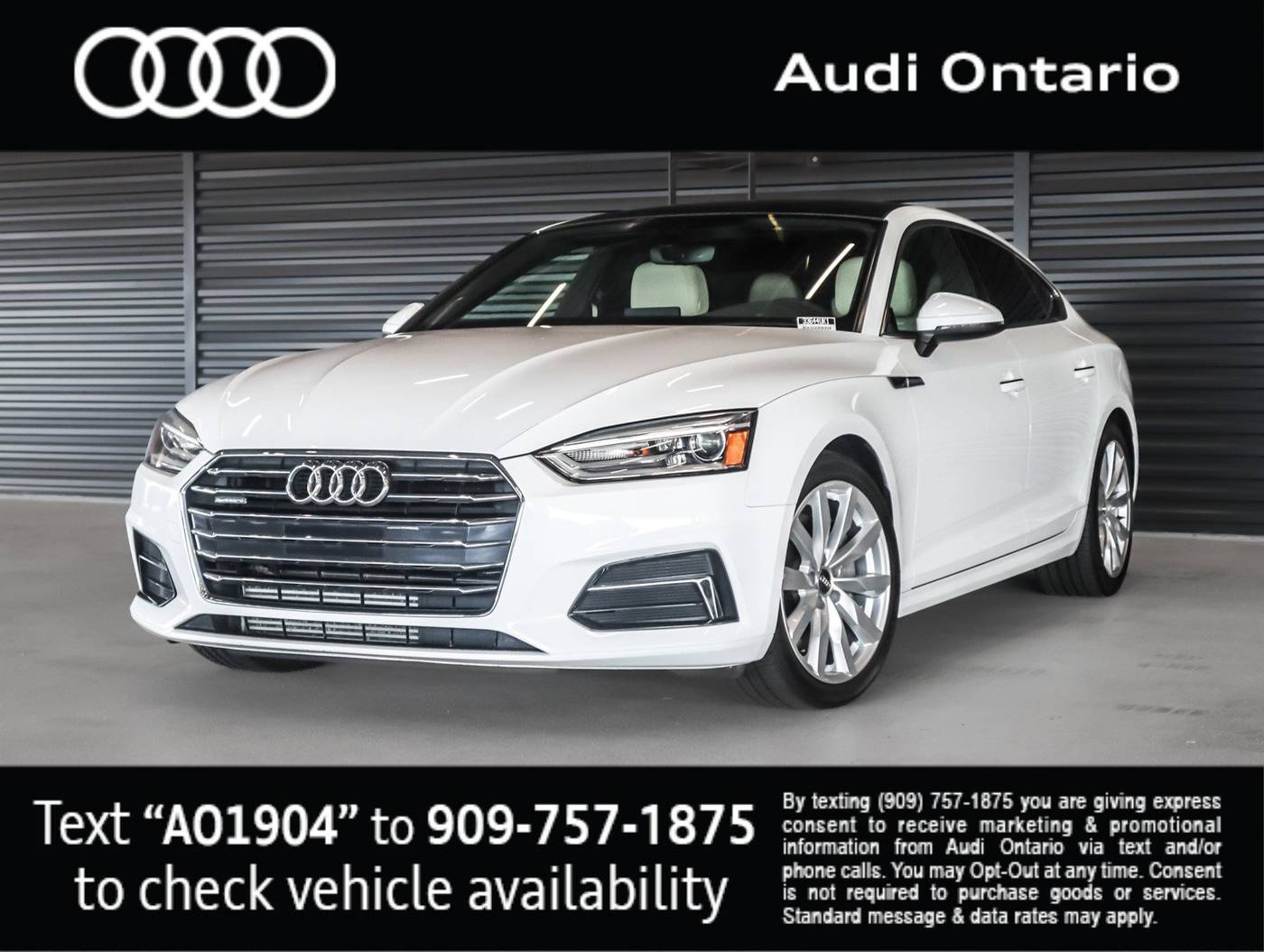 2018 Audi A5 Premium — Hatchback — 83,540 mi — Ontario, CA