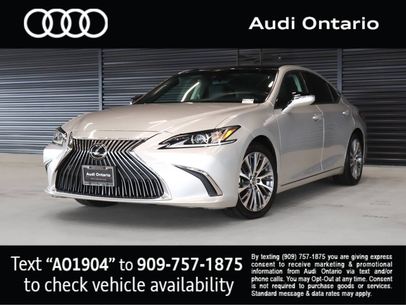 2019 Lexus ES ES 350 Ultra Luxury — Sedan — 27,814 mi — Ontario, CA