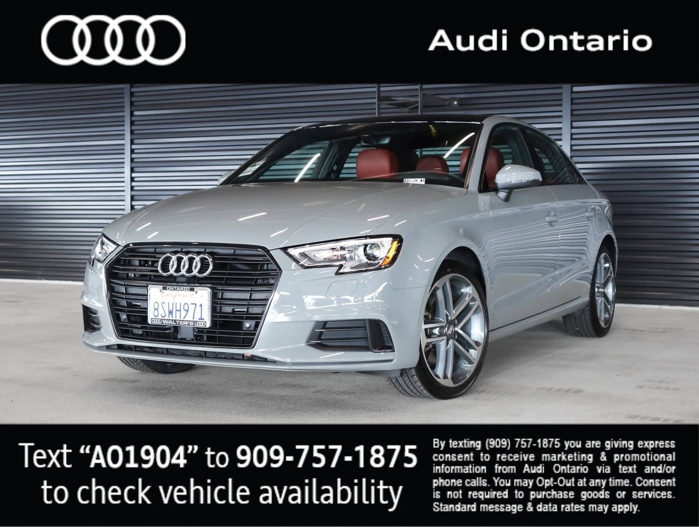 2020 Audi A3 Premium — Sedan — 25,422 mi — Ontario, CA