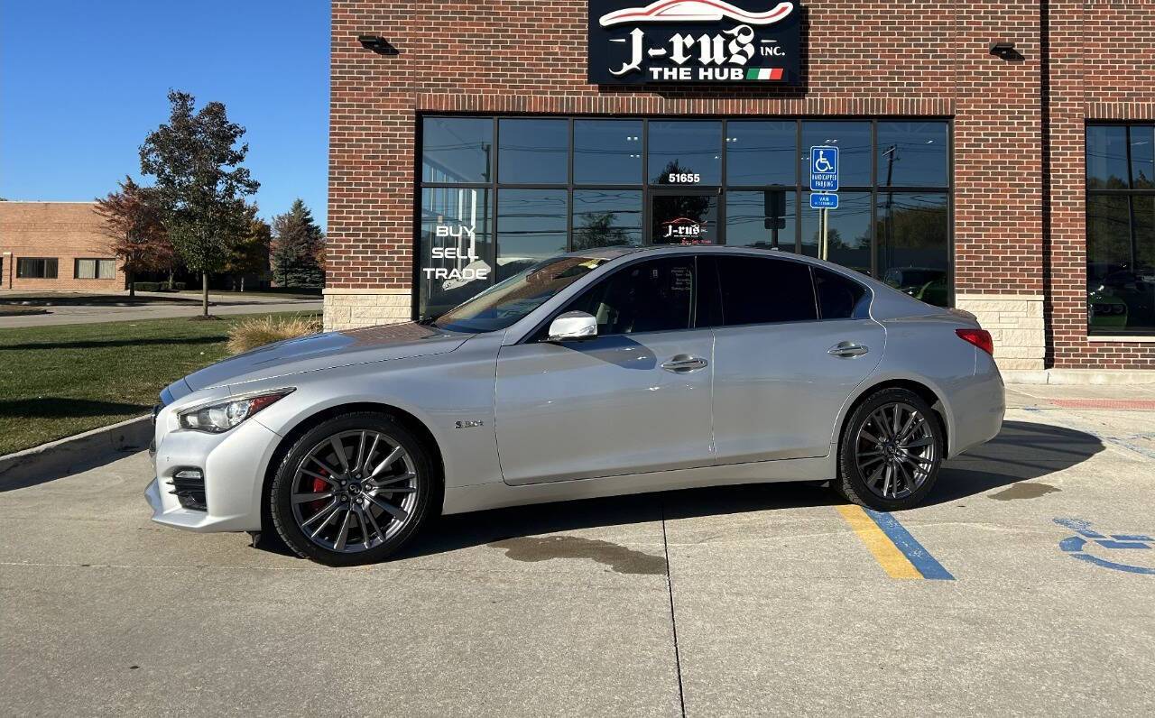 2017 INFINITI Q50 RED SPORT 400 — Sedan — 55,652 mi — Macomb, MI