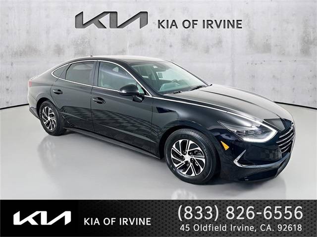 2023 Hyundai Sonata Hybrid Blue — Sedan — 11,739 mi — Irvine, CA
