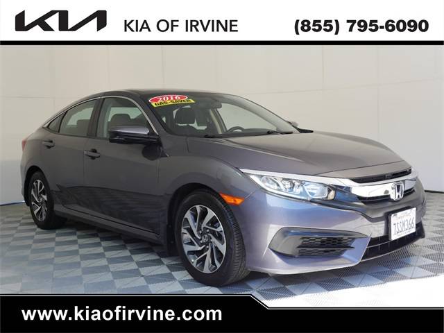 2016 Honda Civic EX — Sedan — 60,748 mi — Irvine, CA