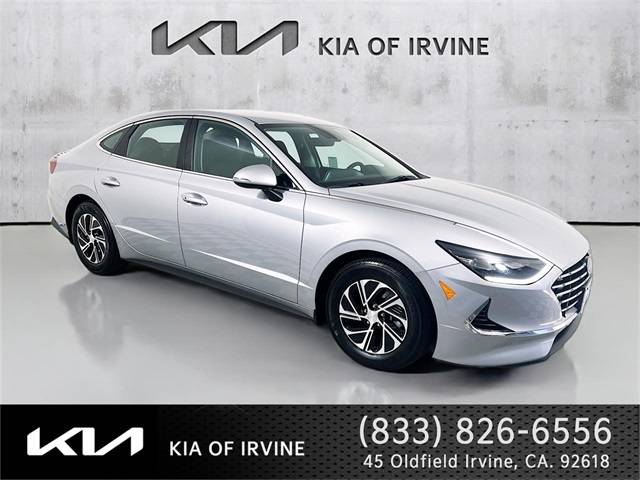 2023 Hyundai Sonata Hybrid Blue — Sedan — 12,133 mi — Irvine, CA
