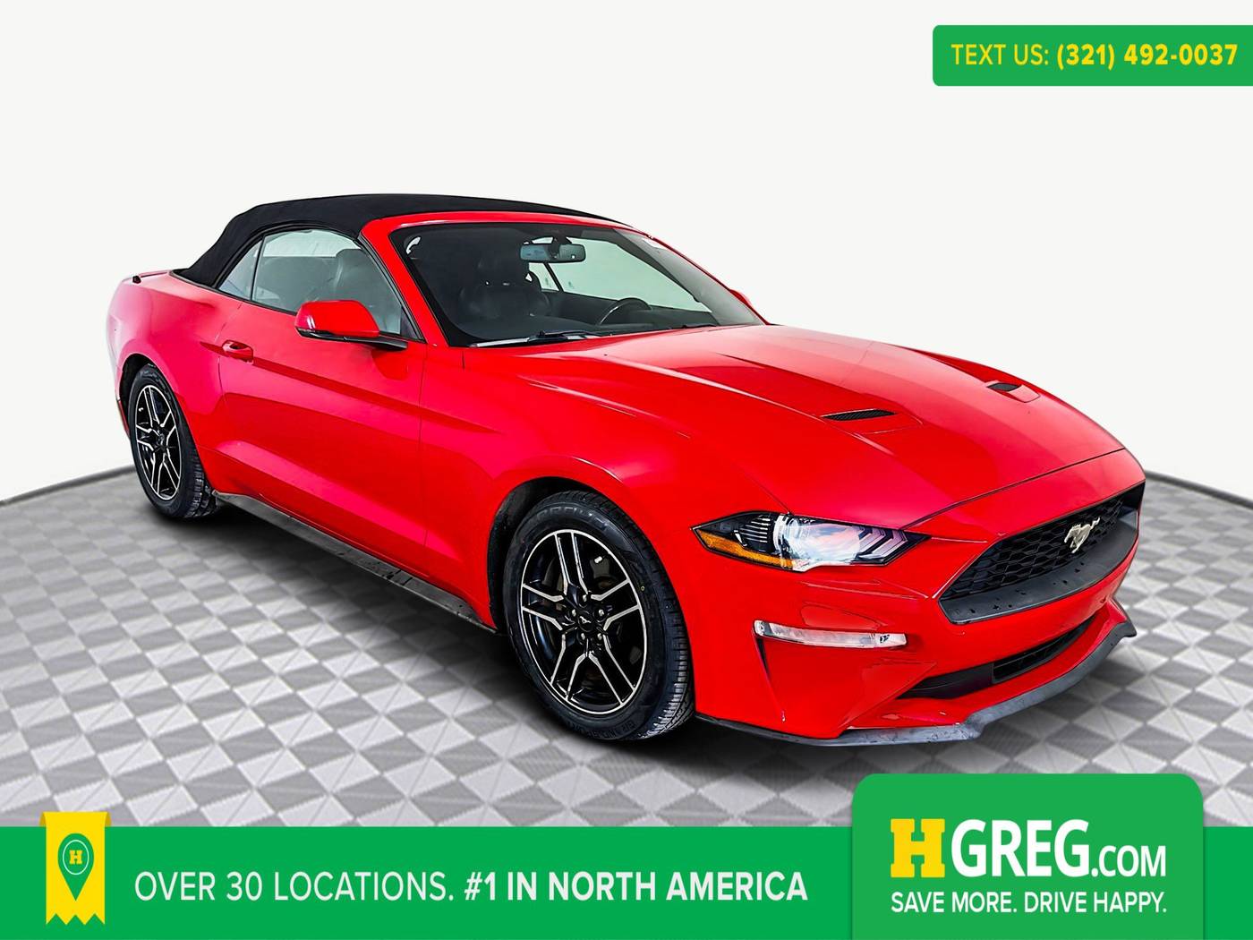 2019 Ford Mustang EcoBoost Premium — Convertible — 55,147 mi — Orlando, FL