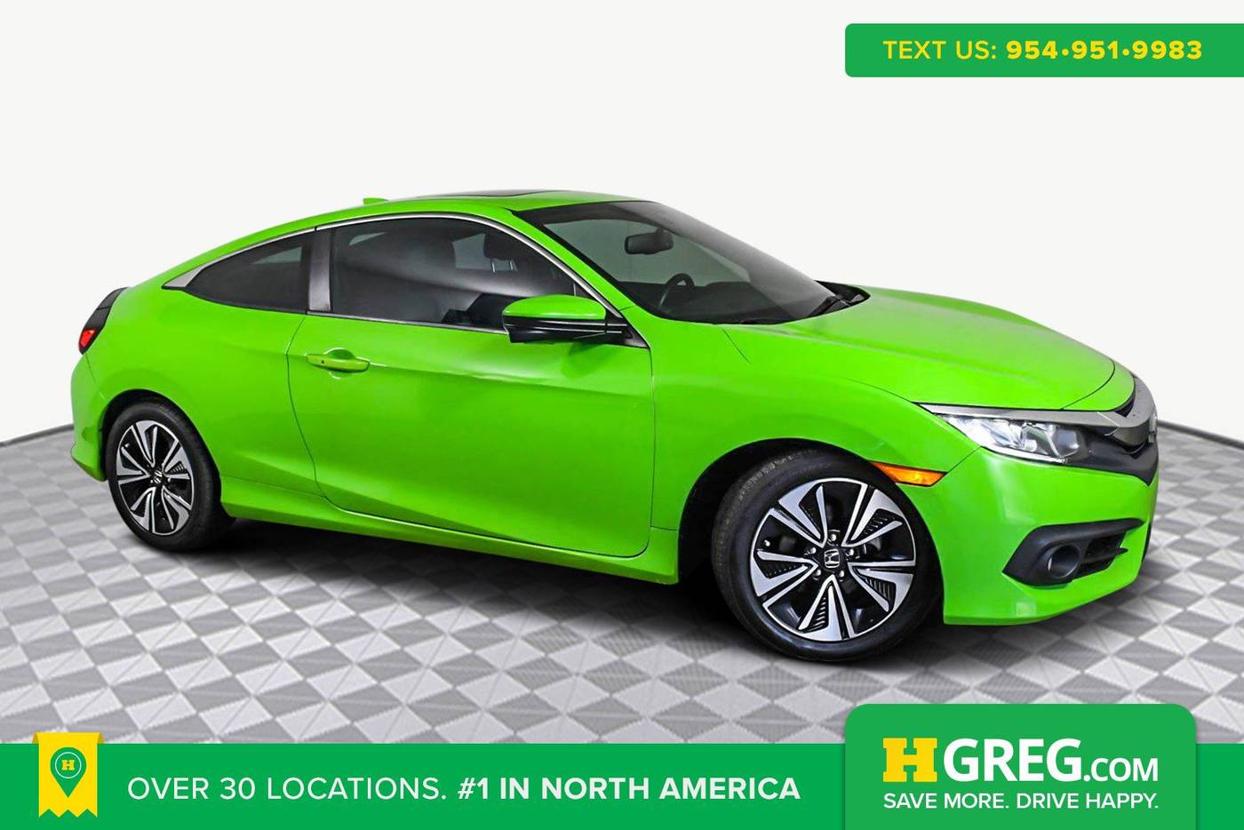 2018 Honda Civic EX-L — Coupe — 64,169 mi — Orlando, FL