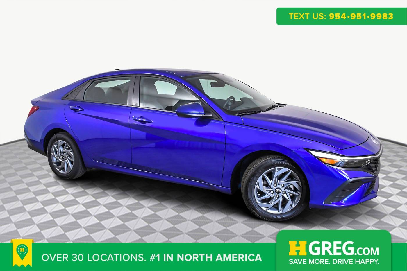 2024 Hyundai Elantra Hybrid Blue — Sedan — 6,076 mi — Orlando, FL