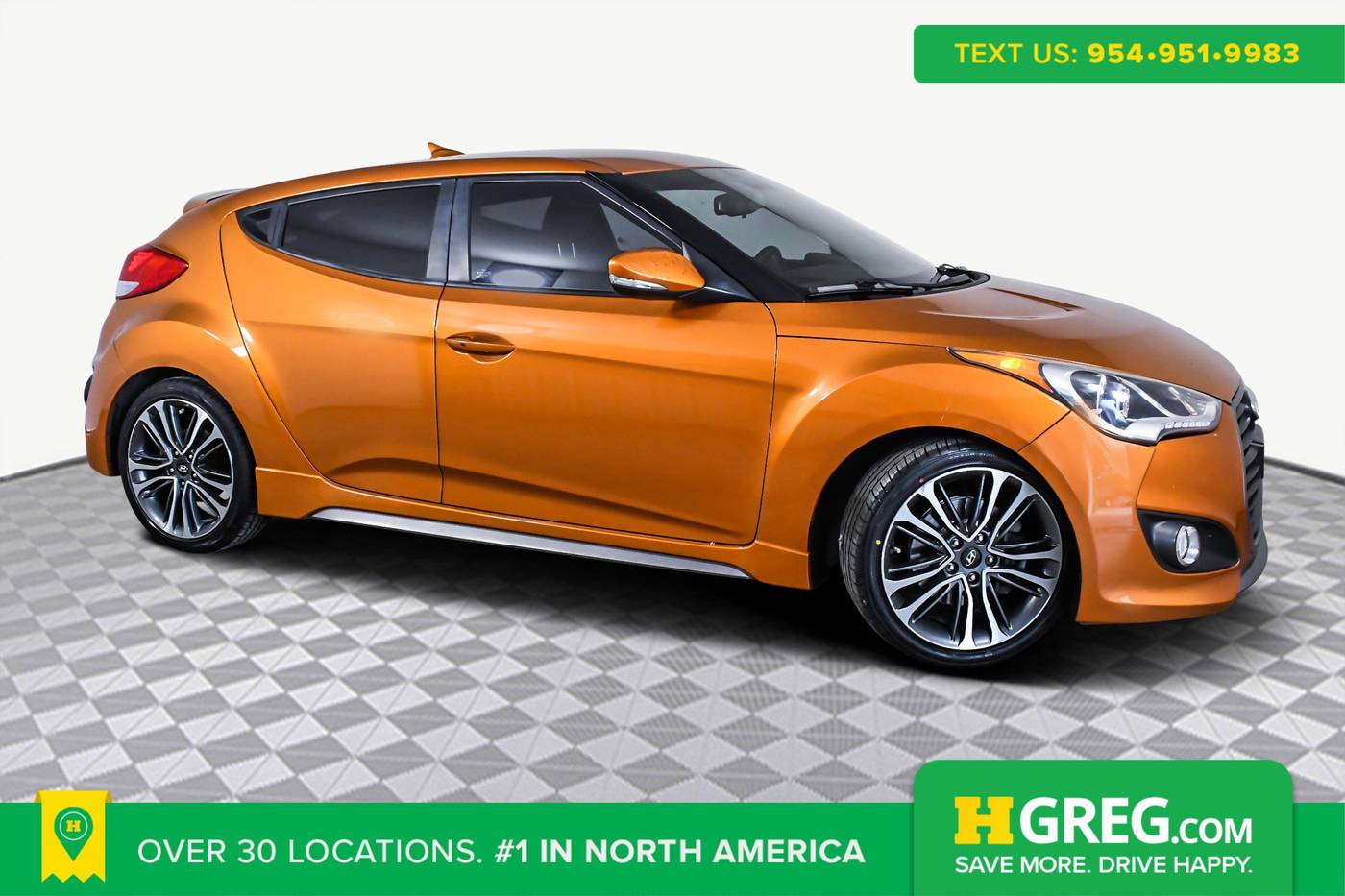 2016 Hyundai Veloster Turbo — Hatchback — 72,988 mi — Orlando, FL