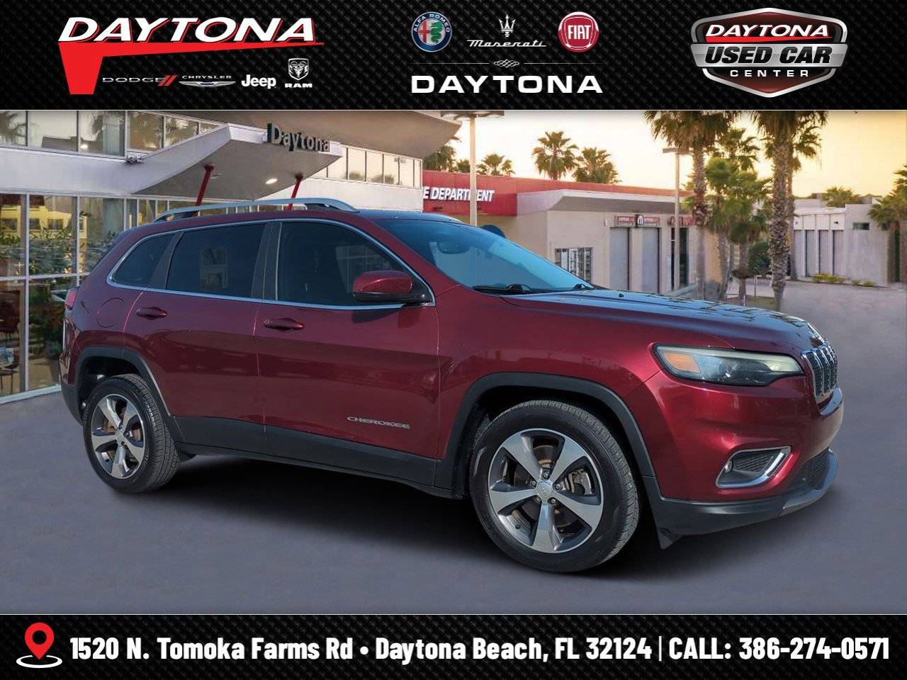 2019 Jeep Cherokee Limited — SUV — 85,780 mi — Daytona Beach, FL