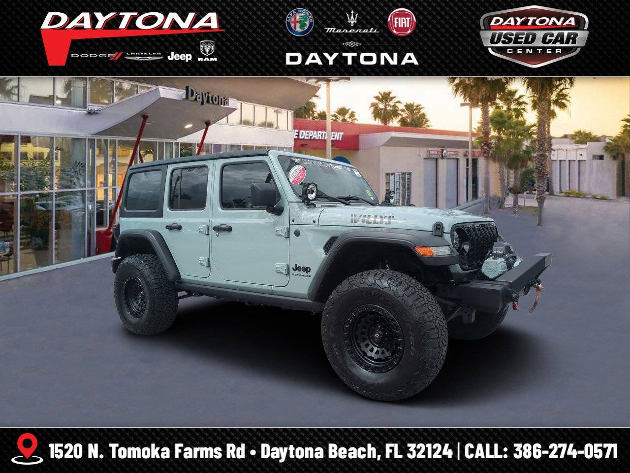 2024 Jeep Wrangler Willys — SUV — 8,293 mi — Daytona Beach, FL