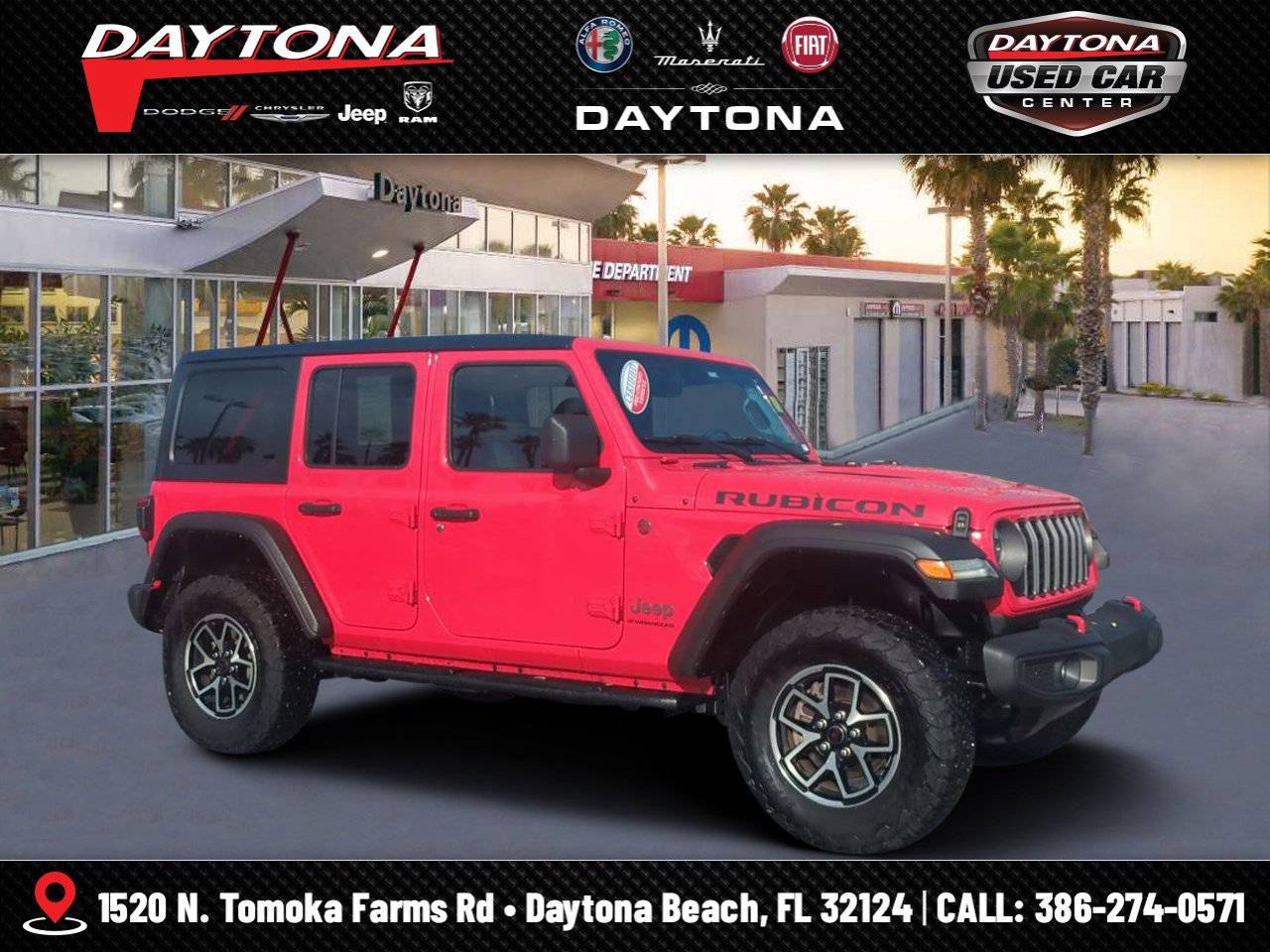 2024 Jeep Wrangler Rubicon — SUV — 20,613 mi — Daytona Beach, FL
