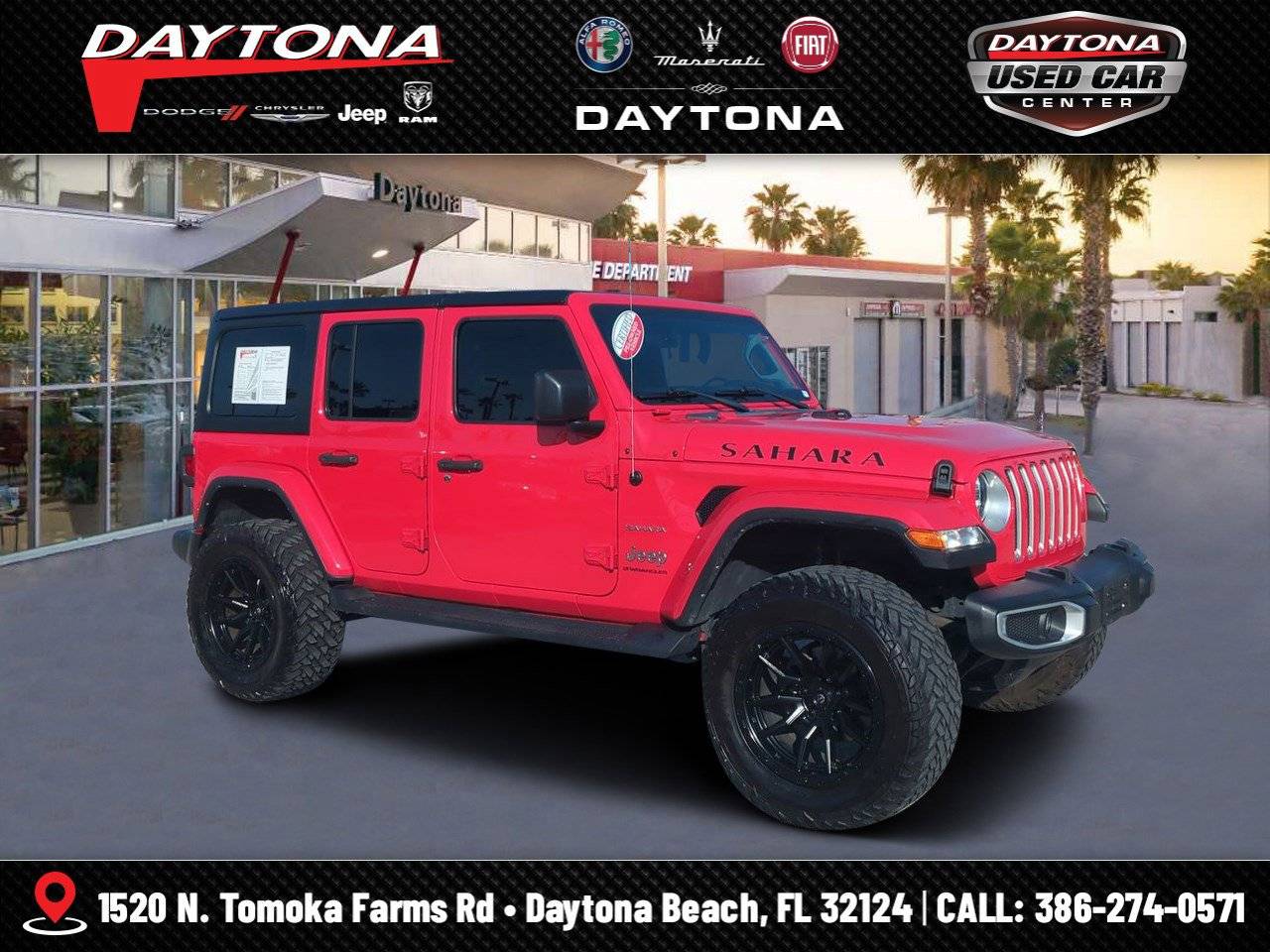 2023 Jeep Wrangler Sahara — SUV — 22,321 mi — Daytona Beach, FL