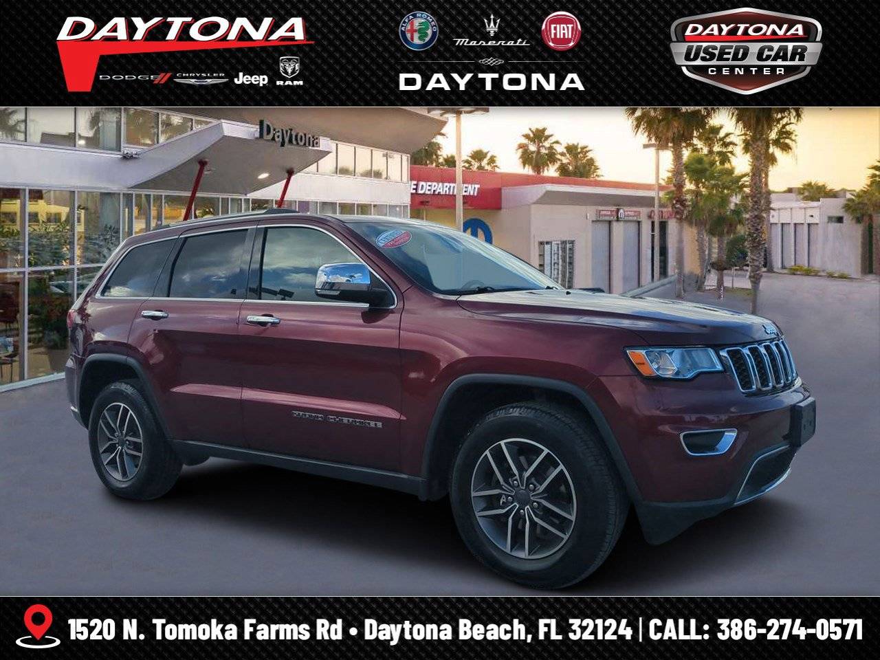 2020 Jeep Grand Cherokee Limited — SUV — 67,831 mi — Daytona Beach, FL