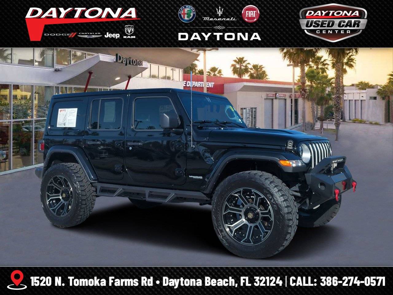 2022 Jeep Wrangler Sahara — SUV — 5,057 mi — Daytona Beach, FL