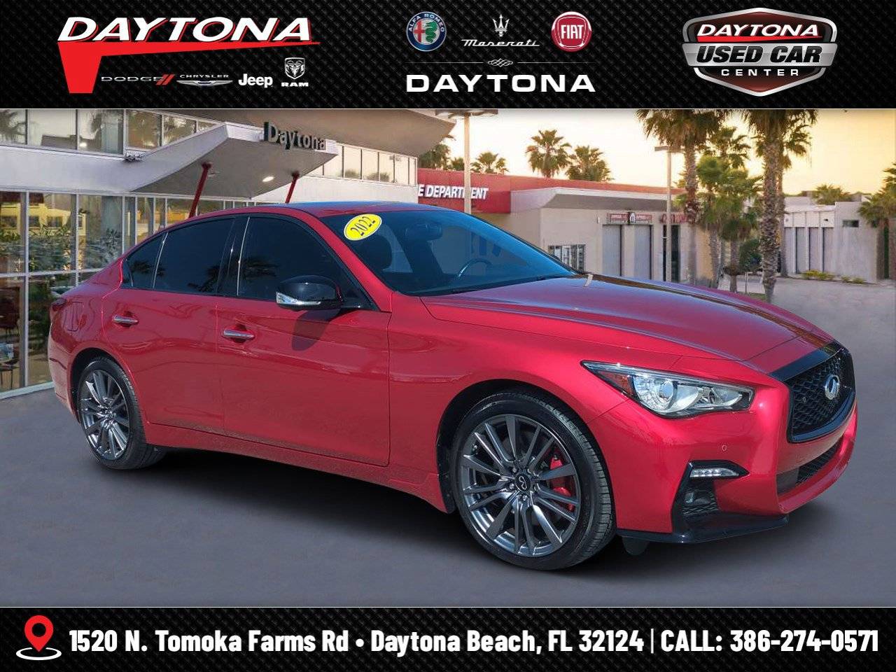 2022 INFINITI Q50 RED SPORT 400 — Sedan — 19,948 mi — Daytona Beach, FL